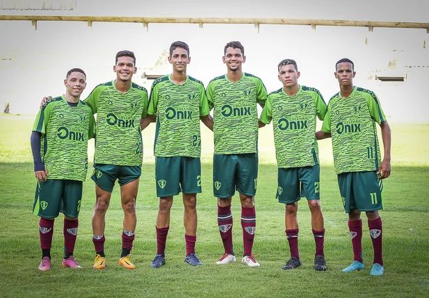Atletas do Sub-20 do Fluminense-PI