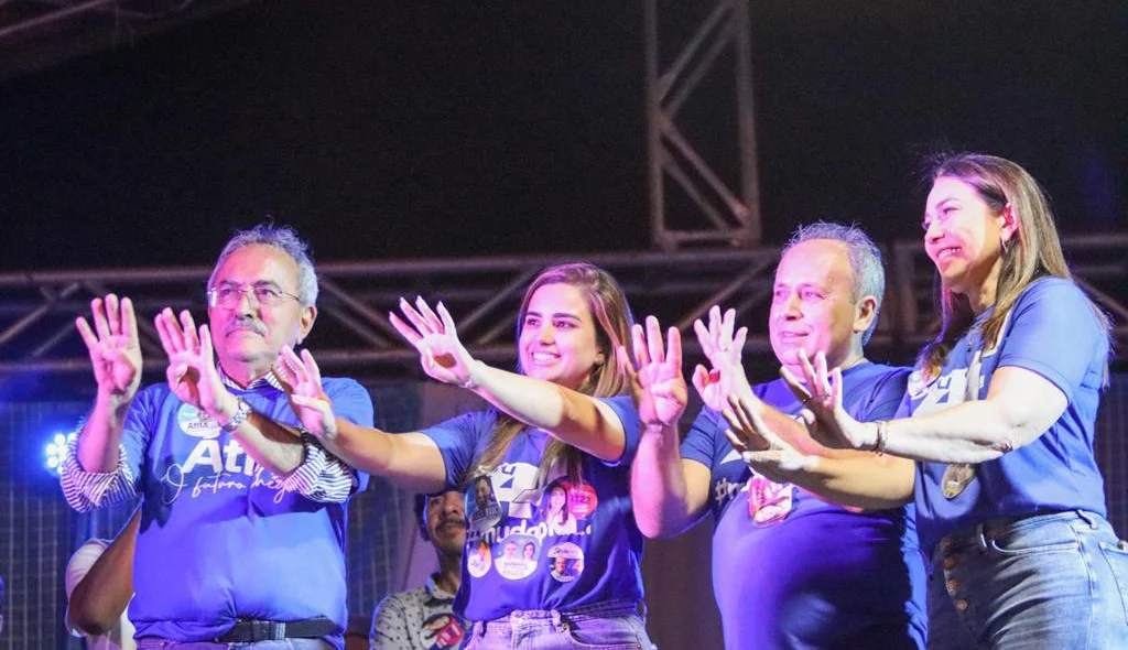 Bárbara do Firmino em evento político