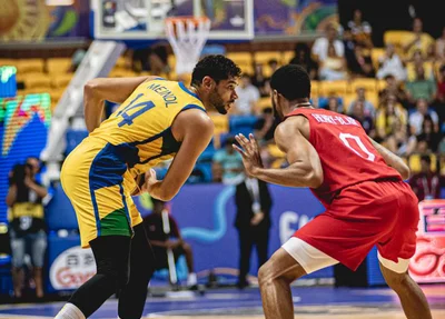 Brasil e Canadá pela Copa América de Basquete
