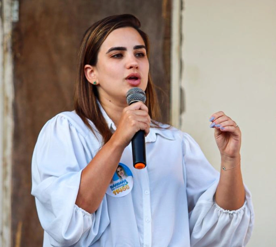 Candidata à deputada estadual Bárbara do Firmino