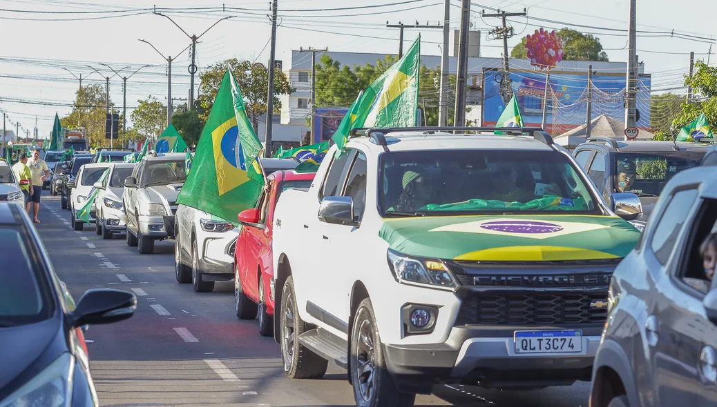 Carreata seguiu percurso pelas ruas e avenidas de Teresina