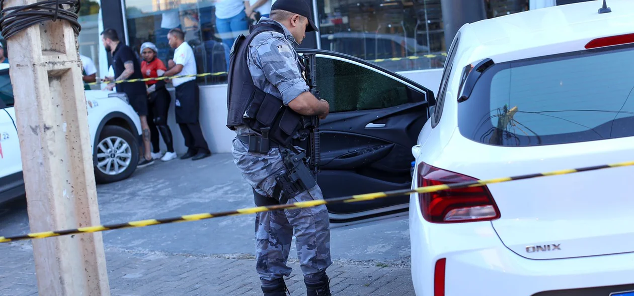 Carro que a vítima estava