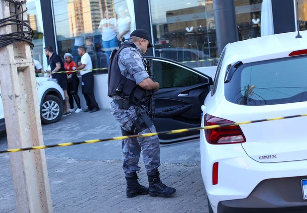 Carro que a vítima estava
