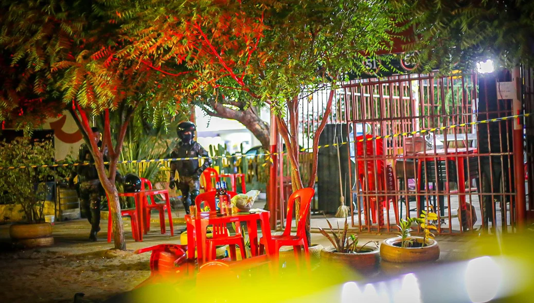Crime aconteceu em um bar