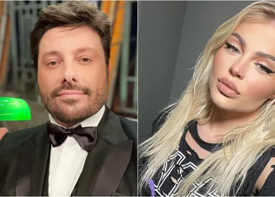 Danilo Gentili e Luísa Sonza