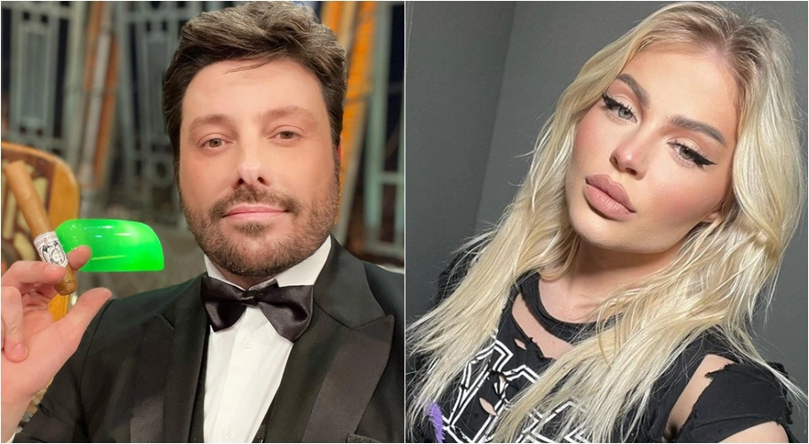 Danilo Gentili e Luísa Sonza