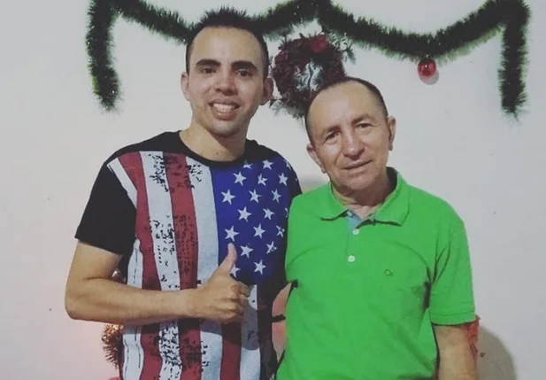 Domingos e Virgílio Cardoso, pai e filho que foram encontrados mortos na Barragem Mesa de Pedra em Valença