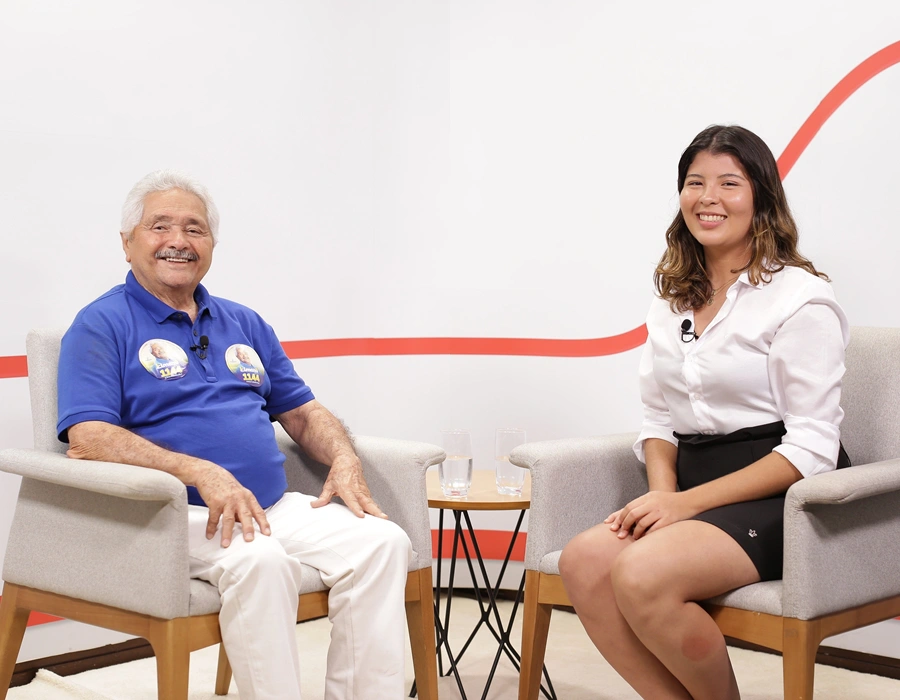Elmano Férrer e Lívia Pessoa