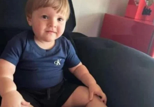 Enrico Braga Souza tinha 1 ano e 7 meses