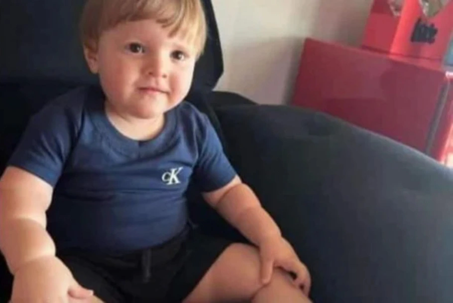Enrico Braga Souza tinha 1 ano e 7 meses