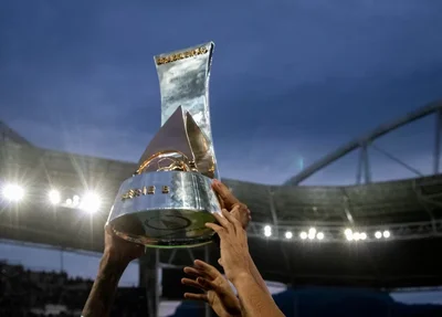 Entrega da taça do Campeonato Brasileiro Série B para o Botafogo no Estádio NIlton Santos