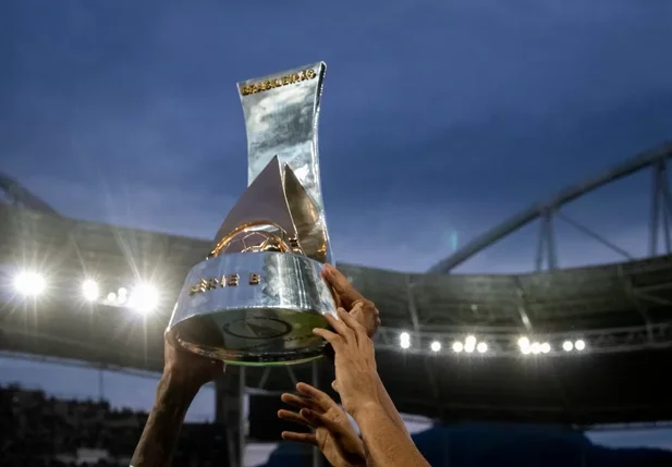 Entrega da taça do Campeonato Brasileiro Série B para o Botafogo no Estádio NIlton Santos