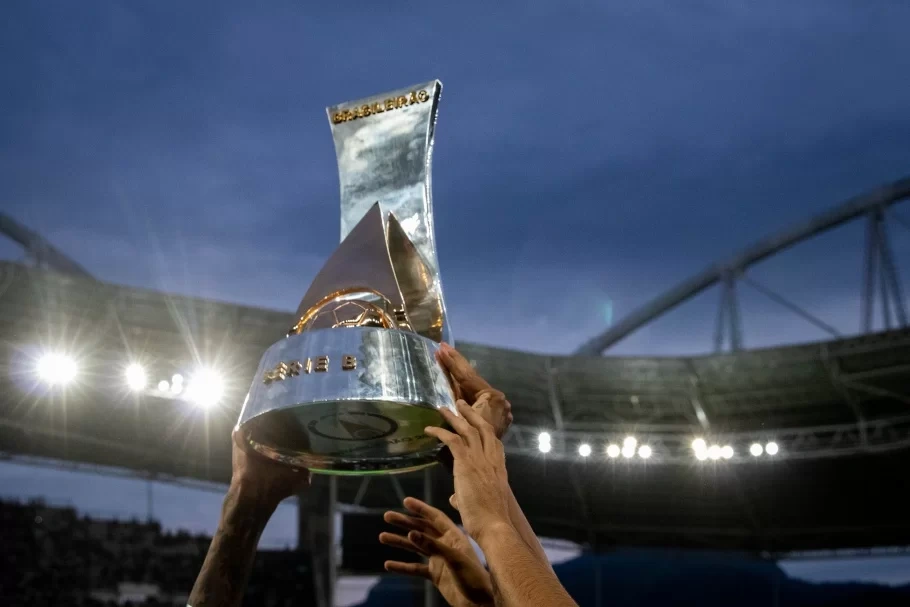 Entrega da taça do Campeonato Brasileiro Série B para o Botafogo no Estádio NIlton Santos