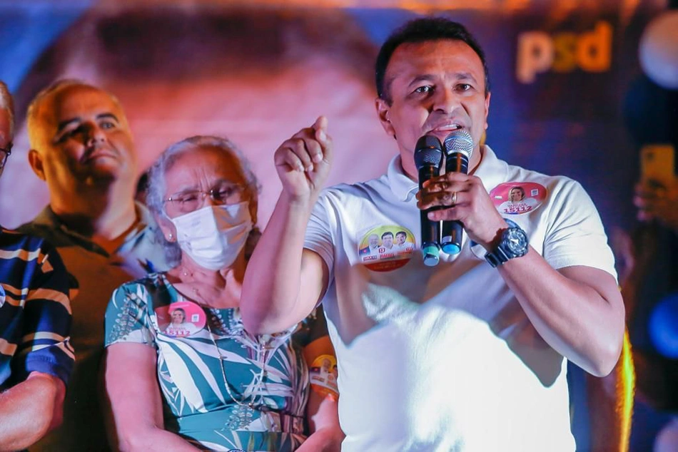 Fábio Abreu discursando em José de Freitas