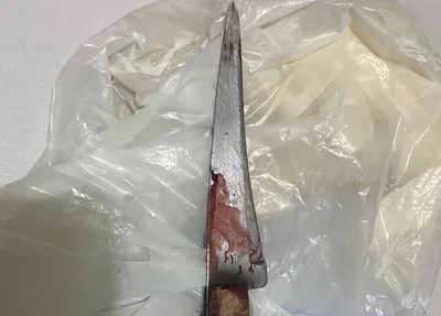 Faca utilizada no crime