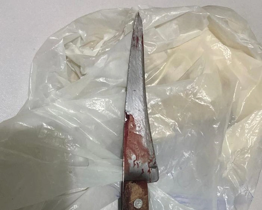 Faca utilizada no crime