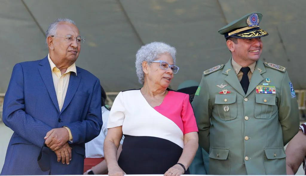 Governadora Regina Sousa, prefeito Dr. Pessoa e coronel Scheiwann Lopes