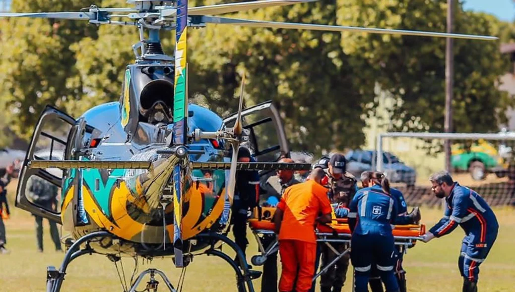 Governo do Estado entrega helicóptero