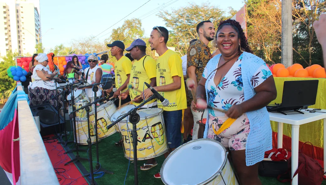 Grupo Afro Ijexá se apresentou no trio elétrico