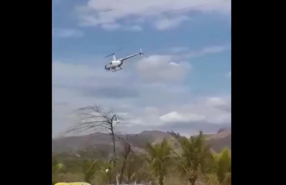 Helicóptero caiu com deputado federal em Minas Gerais