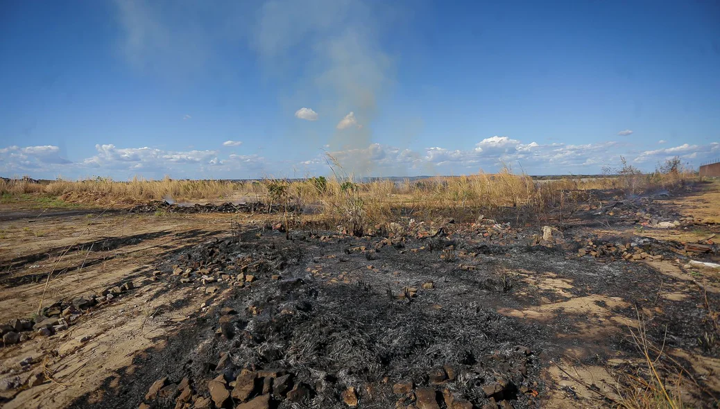 Incêndio não causou danos materiais