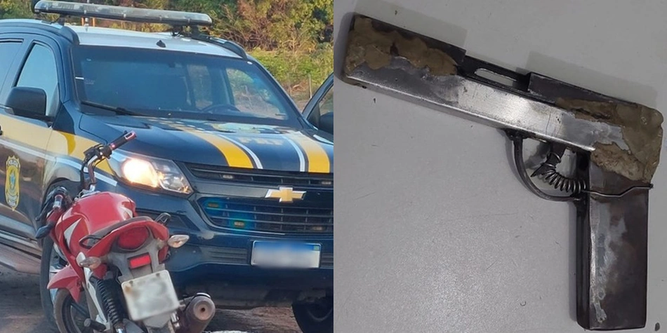 Itens apreendidos pela PRF em Teresina
