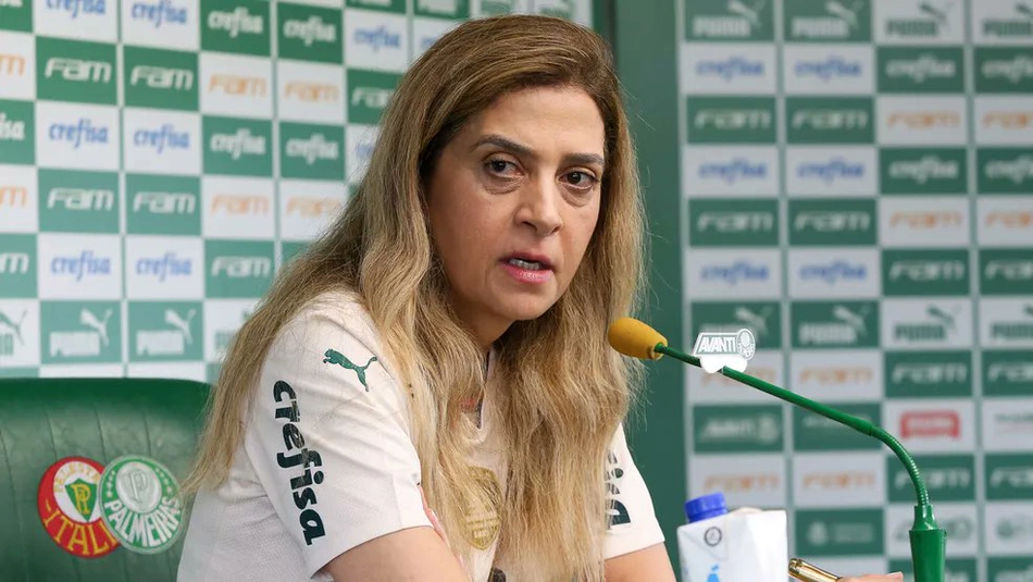 Leila Pereira, presidente do Palmeiras