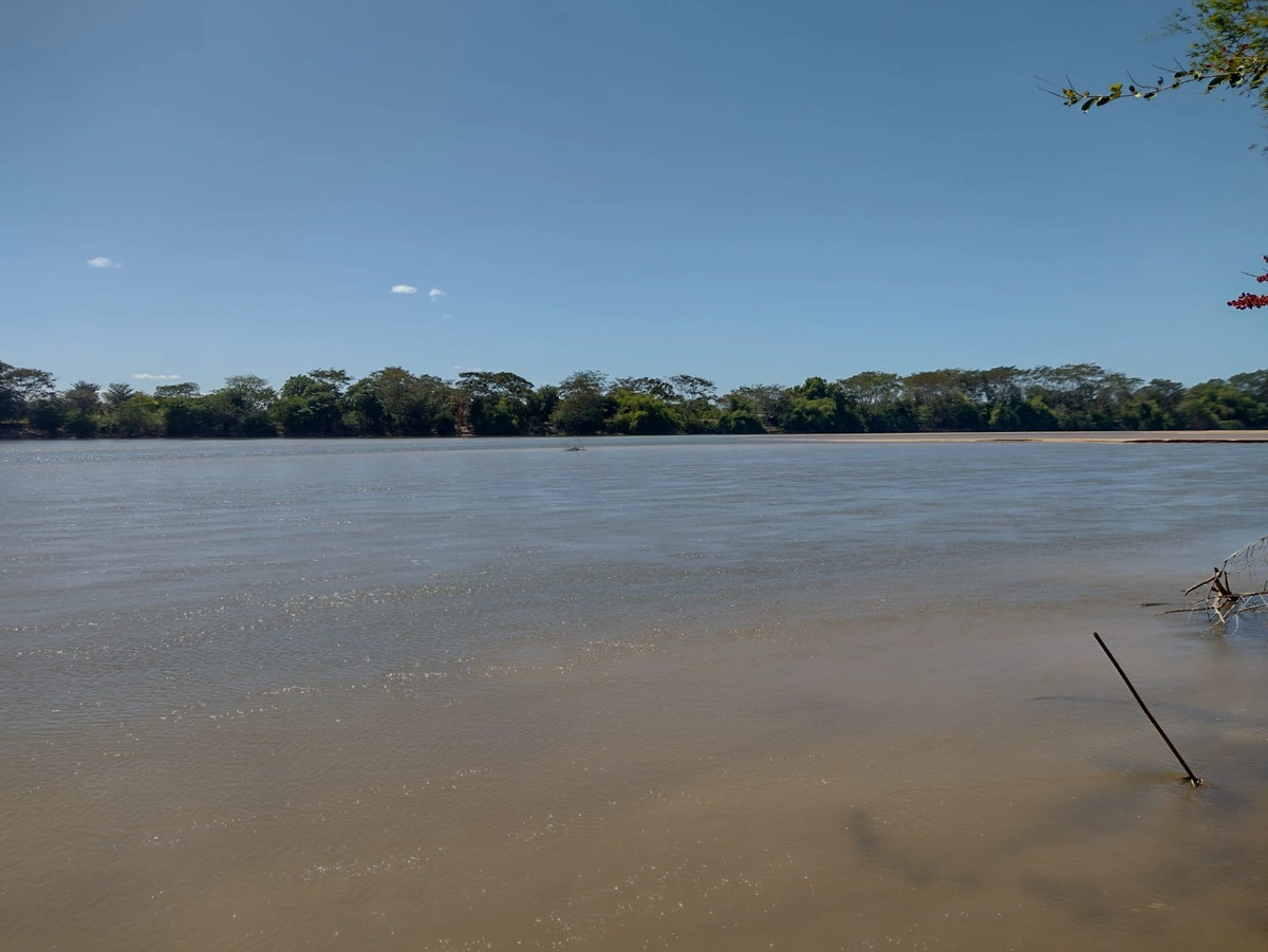 Local onde as vítimas se afogaram no Rio Parnaíba