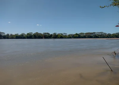 Local onde as vítimas se afogaram no Rio Parnaíba
