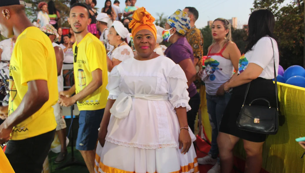 Mãe Gardene de Oxóssi, madrinha da 20ª Parada da Diversidade
