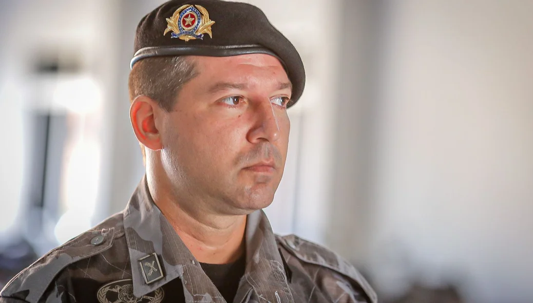 Major Daniel Kraieski, comandante do 3º Batalhão de Motopatrulhamento Tático