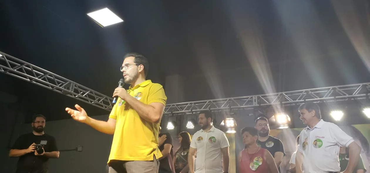 Marcos Aurélio Sampaio discursando