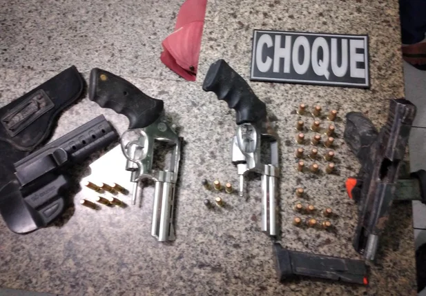 Material que estava em posse do criminoso