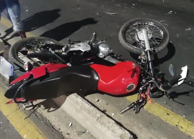 Motocicleta da vítima
