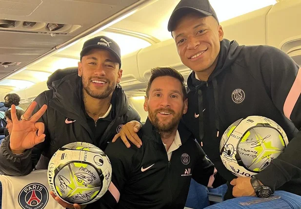 Neymar, Messi e Mbappé