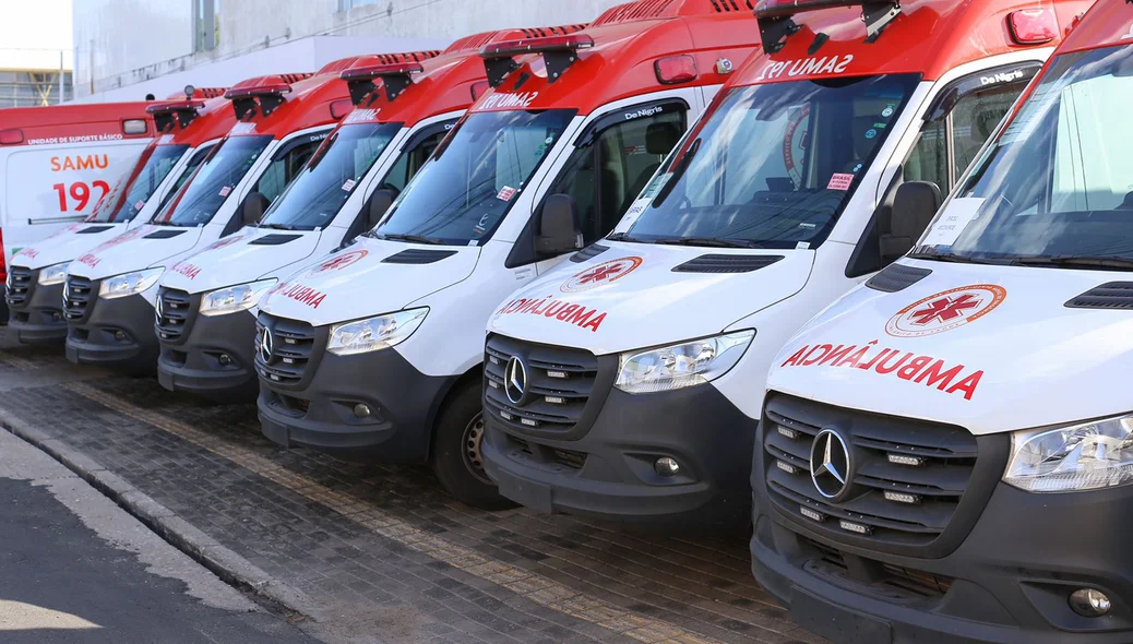 Novas ambulâncias do SAMU