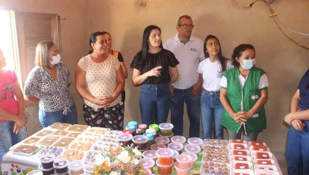 O curso foi ministrado pela instrutora do SENAR-PI, Maria de Jesus