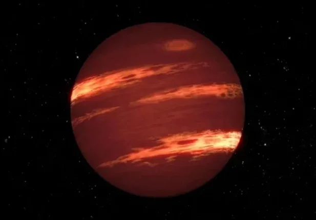 O VHS 1256 b tem quase 20 vezes o tamanho de Júpiter