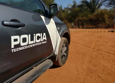 Perícia no local do crime