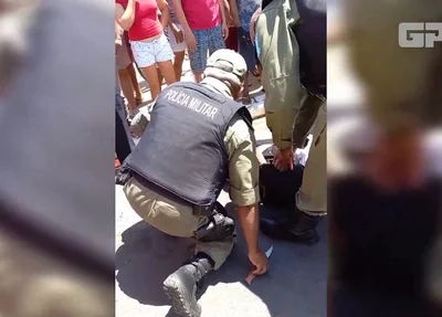 PM efetuou a prisão do suspeito no Lourival Parente