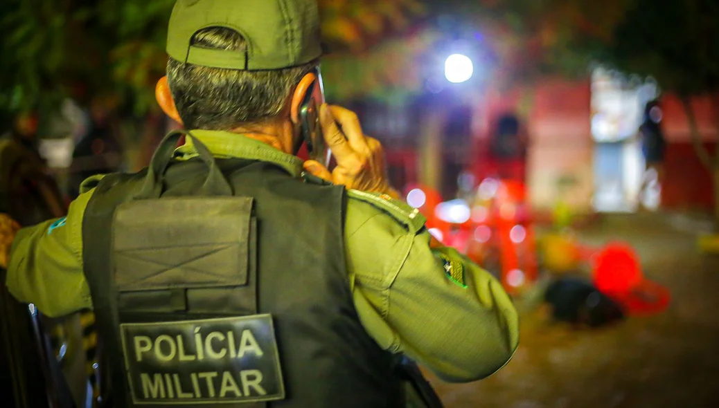 Polícia Militar isolou a área
