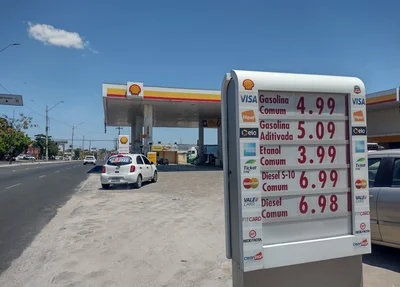 Posto com gasolina abaixo dos R$ 5