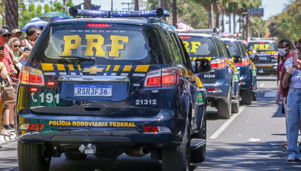 PRF esteve presente no desfile 7 de Setembro