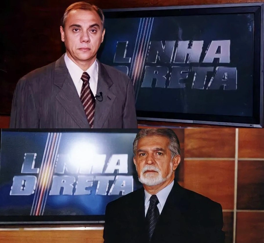 Programa Linha Direta teve como apresentadores Marcelo Rezende e Domingos Meireles