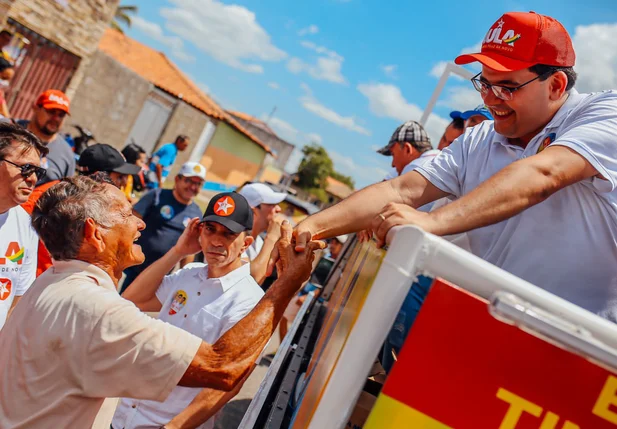 Rafael Fonteles em carreata em Buriti dos Lopes