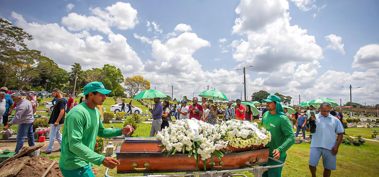 Rafael Soares foi sepultado no cemitério Jardim da Ressureição