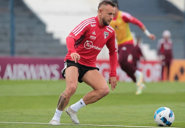 Rafinha, em preparação para a final da Sul-Americana