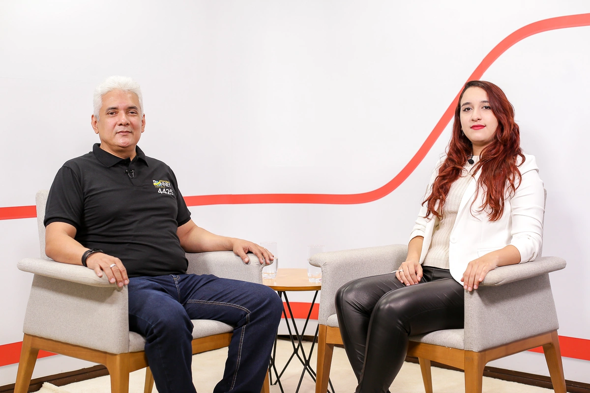 Ronney Lustosa durante entrevista ao Portal GP1