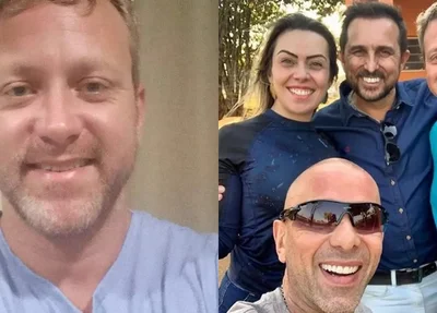 Sérgio Hondjakoff e Rafael Ilha em fotos publicadas no Instagram
