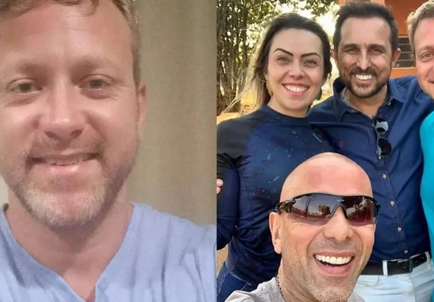 Sérgio Hondjakoff e Rafael Ilha em fotos publicadas no Instagram